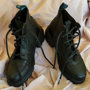 John Fluevog Trumpet Call Dumbo Mens 8 Black Boot